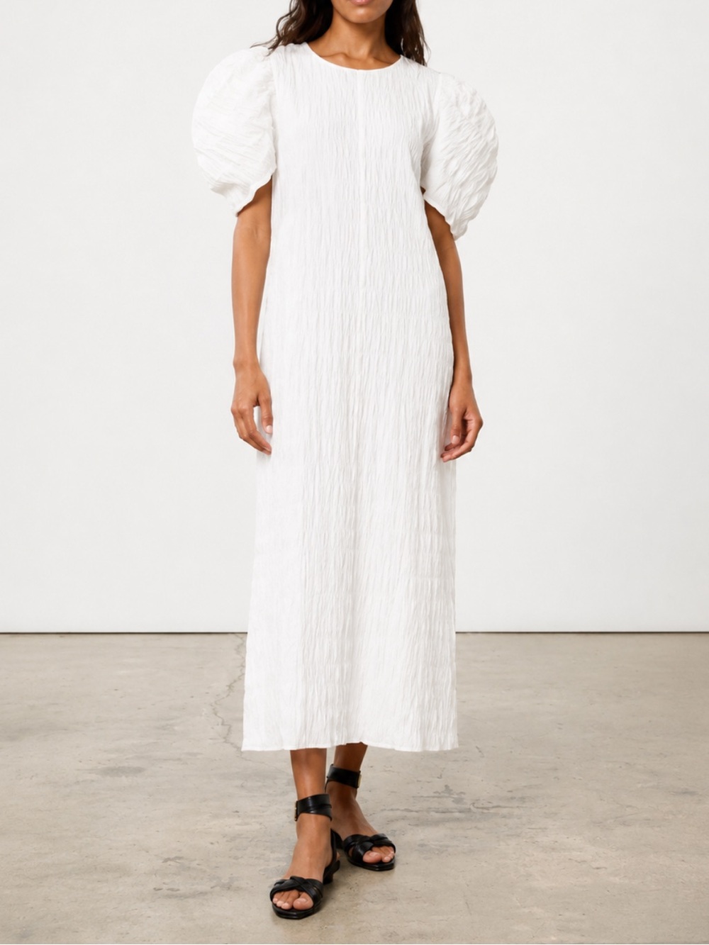 Mara Hoffman Aranza Puff Sleeve Dress